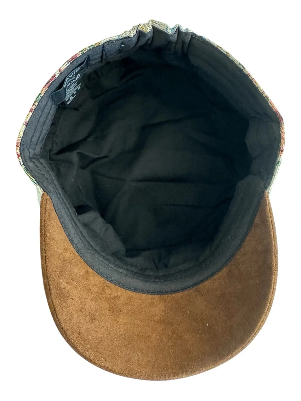 David & Young Newsboy Slouch Hat floral tapestry baker boy